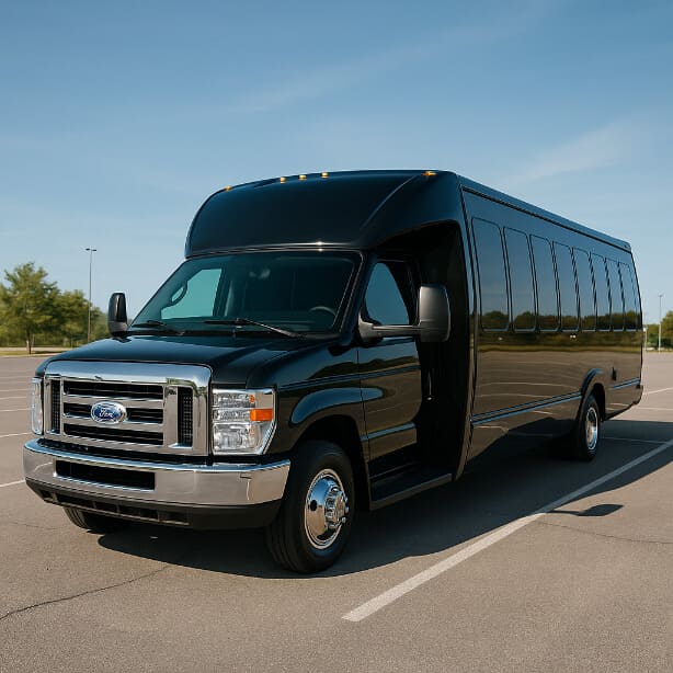 Iowa City Coach Bus Service 18 Passenger Minibus