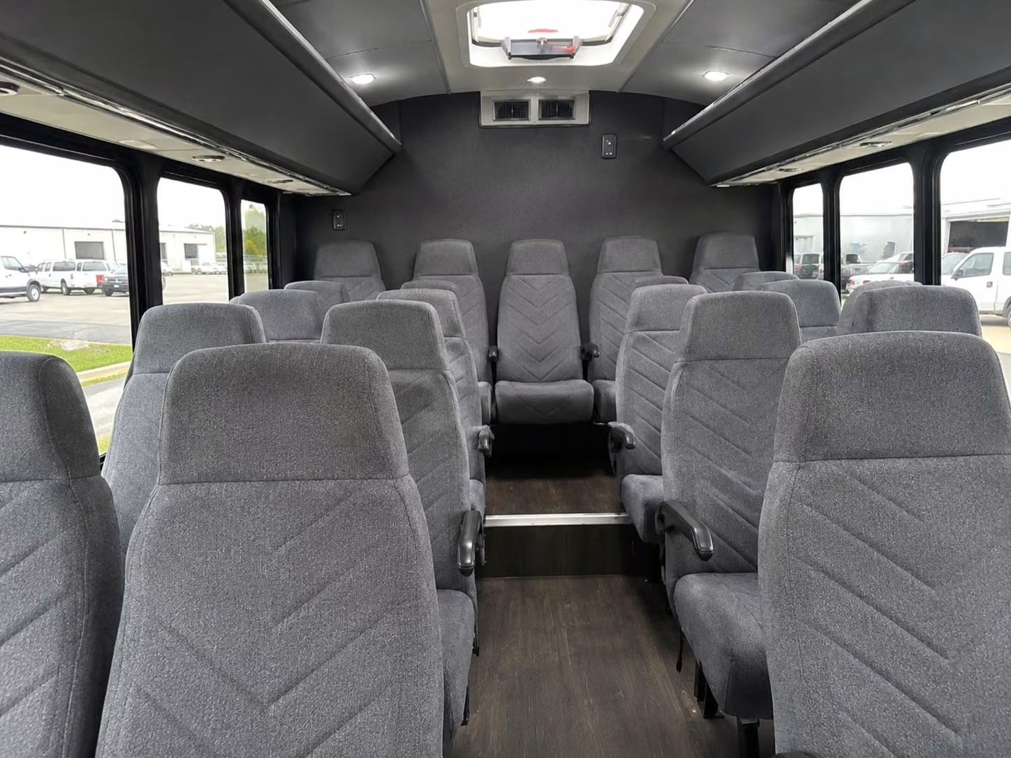 20 passenger minibus interior