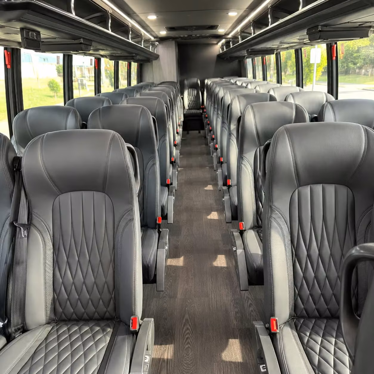 25 passenger minibus interior