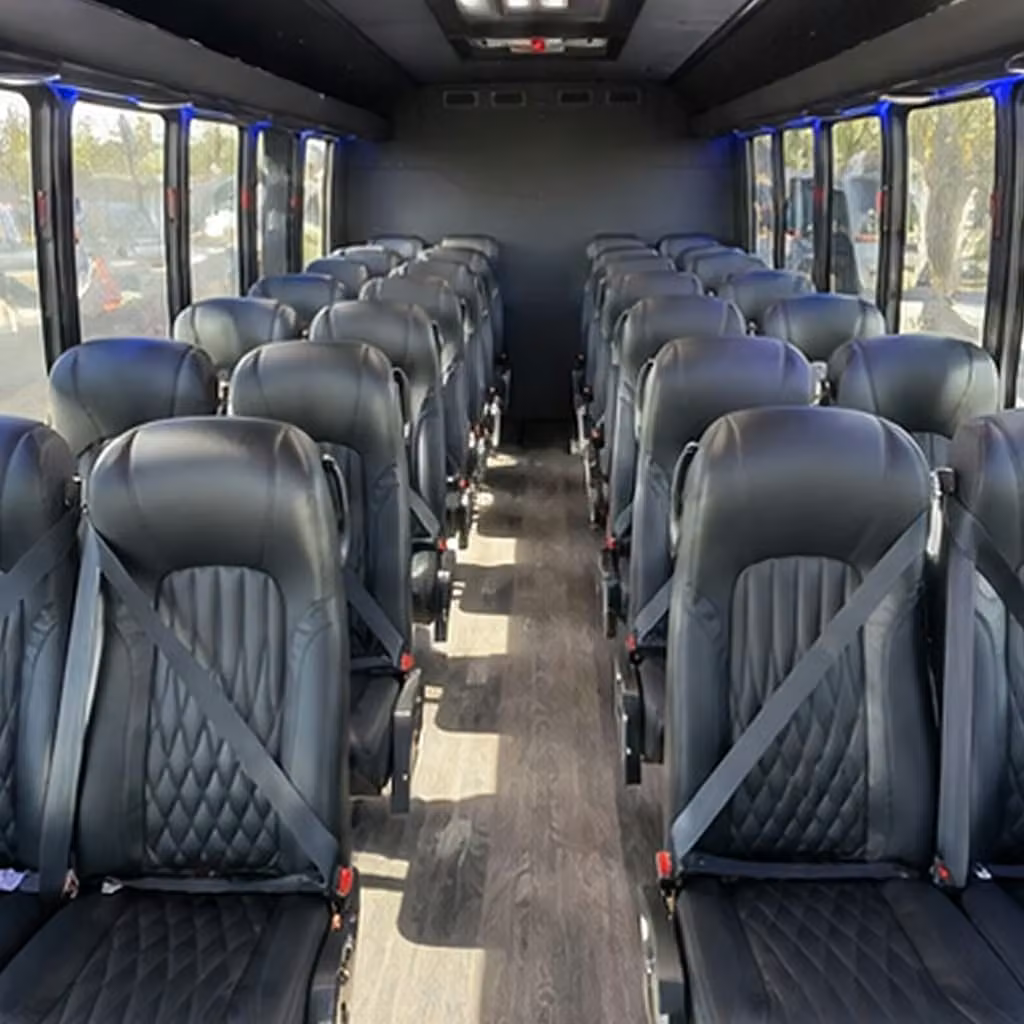 35 passenger minibus inside