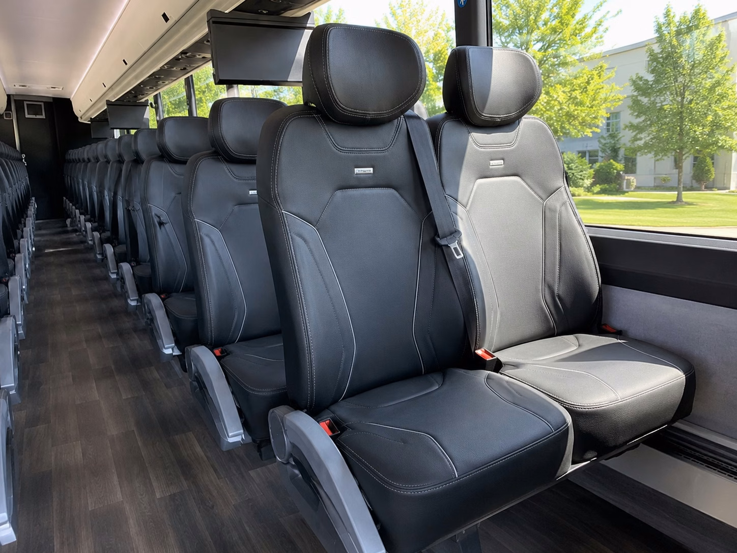 a charter bus makes wedding weekend transportation easy in iowa city