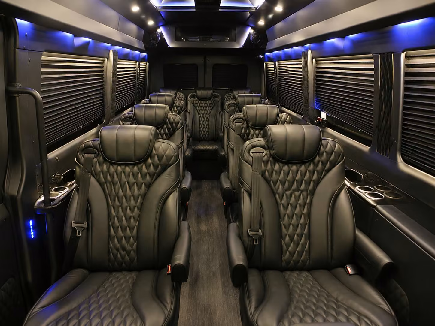 sprinter van with driver inside
